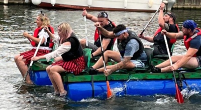  Raft race success raises £1,450 for Water Aid
